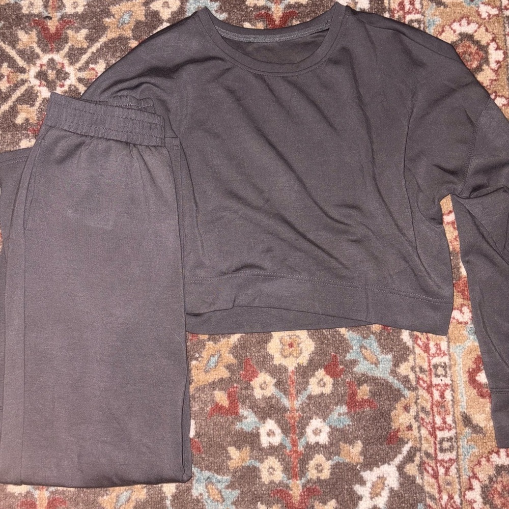 Cozy Gray Matching Set